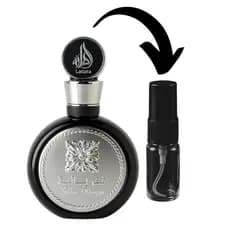 Perfume Masculino Fakhar Black Lattafa , 2ml, 5ml, 10ml.