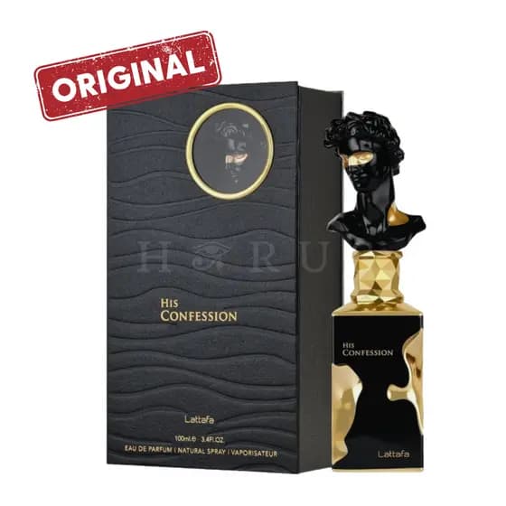 Perfume His Confession Masculino 100ML EAU - Perfume Árabe  Masculino sedutor