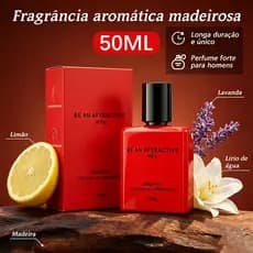 Perfume Masculino 50ML FRESCO AMADEIRADO Com Feromônios Ativados Ldeal Para Boates e Encontros Românticos e Academias