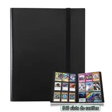 Fichário Álbum Grande para cartas Pokemon - Cabem 540 cartas- Pasta Porta Cartas