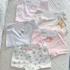 Kit Até 12 Calcinhas Boxer Infantil Conforto Diário Cores Sortidas Tecido Macio e Respirável