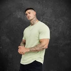Camiseta Masculina Básica Lisa Algodão Premium Confortável Casual Academia Dia a Dia