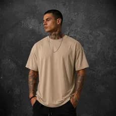 Camiseta Oversized Masculina Lisa Premium Streetwear Confortável Estilo Urbano