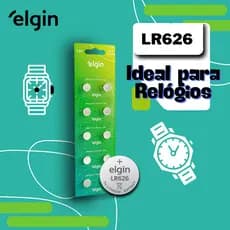Elgin  P/ Relógio de Pulso LR626 377 AG4 1.5 V Cartela c/ 10 Elgin