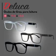 Deluca Óculos de Leitura Unissex: Foco Perfeito do +1,00 ao +4,00