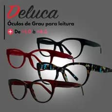 Deluca Óculos de Grau para  Leitura Modelo  Redondo +0.25  Até +4.00  4803-1