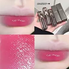 SHAQINUO Glazed Mirror Water Gloss Lip Glaze - Brilho Labial Espelhado Acessível