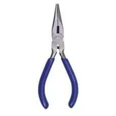 Alicate Tramontina Meia Cana - 5" corpo em aço especial , empunhadura em PVC Azul