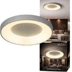 Luminária Plafon Sobrepor 30-40cm 3 em 1 Moderno Sala Quarto Goumert Vazzo