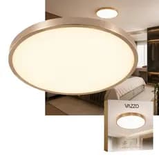 Plafon Luminária de Teto Moderna 3 em 1 Bivolt Sala Quarto Lavabo Vazzo