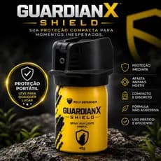 Spray Repelente Animal GuardianX Shield™ 40g Proteção Portátil Para Caminhada Entrega Trilha.