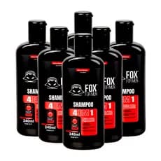 SHAMPOO 4 EM 1 240ML - FOX FOR MEN - 6 UNIDADES