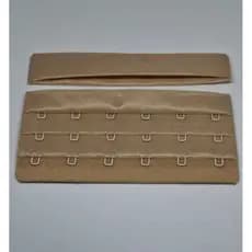 Kit 10 Colchete Largo Com 6 Ganhos 3 Regulagens Fecho Para Sutiã 12 cm x 6cm Preto Chocolate