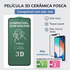 Película De Cerâmica Fosca 3D Não Quebra Celular Película Compatível Para Samsung Galaxy A56
