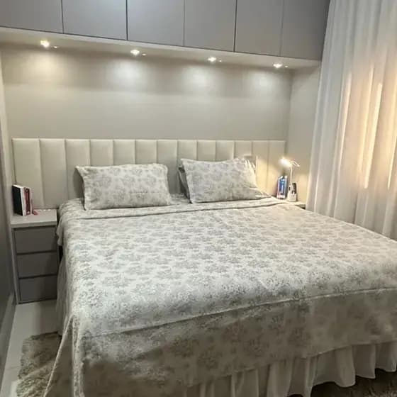 Kit Ate 15 Cabeceiras De Cama Casal King Modulada  45x20 cm Moderna Aveludada Com Espuma Autocolante