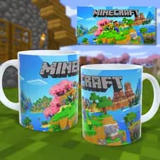 Caneca Personalizada Minecraft - Cerâmica 300ML