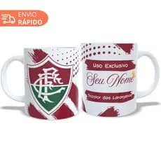 Caneca Fluminense Presente Seu Nome Personalizada