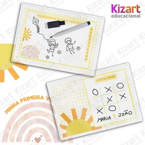 15 Lousa Mágica + Caneta Com Apagador Lembrancinha Festa Infantil Tema Minha Primeira Voltinha