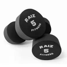 Par Halter Academia Musculação Fitness Treino em Casa 5kg cada Kit 2 unidades (Total 10kg)
