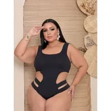 Maiô Body Maior Modelador Engana Mamae Empina Bumbum Plus Size - Ana Ruga ENVIO IMEDITO