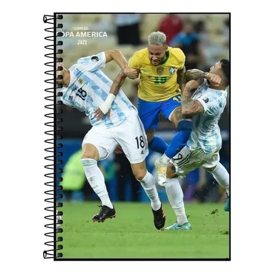 Caderno universitario neymar jr caos perfeito| Design Exclusivo do jogador | 1 a 20 Matérias, Escolar Universitário