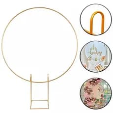 Suporte Redondo para Festa Eventos Arco Desmontavel Painel 2x1,5 Balões Bexigas