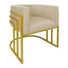 Poltrona Premiun Decorativa Moderna Cadeira Para Recepção Consultório Clinica Sala Jantar Luxo