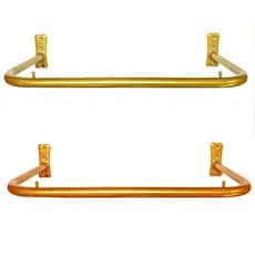 Cabideiro, arara cabideiro Luxo de parede 60cm , acompanha parafuso e bucha. Dourada ou cobre
