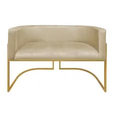Namoradeira 2 Lugares Poltrona Decorativa Cadeira para Clinica Recepção Consultório