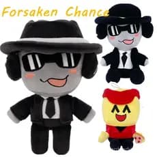 ✨ Chance Foraken Pelúcia Divertido Terno Preto Masculino Bonecas E Brinquedos De Foranizar Presente Para Crianças Dos De