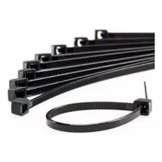 Kit 1000 Abraçadeiras Nylon Enforca Gato 2,5 X 200mm Preto