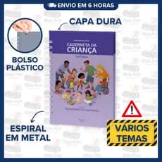 Caderneta de Vacinação MENINA – Modelo SUS Atualizado | Capa Dura Fofa e Delicada