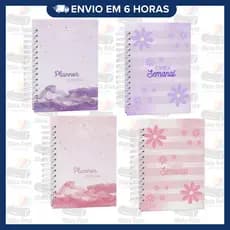 Planner Semanal Não Datado – Capa Dura Holográfica | Planejamento e Organização da Semana