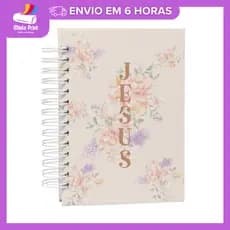 Devocional Cristão A5 | Meu Tempo com Deus | Caderno de Oração e Estudo Bíblico Capa Dura