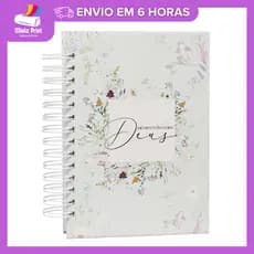 Devocional Cristão No Secreto com Deus | Diário de Oração e Estudo Bíblico A5 Capa Dura