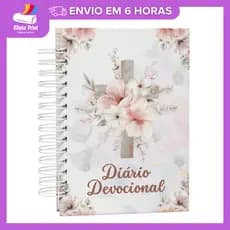 Devocional Cristão Diário | Caderno de Oração e Estudo Bíblico | Tempo com Deus A5 Capa Dura