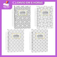 Planner Financeiro A5 Capa Dura 160 Páginas | Controle de Gastos, Despesas, Boletos e Cartão Crédito