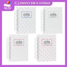 Caderno Controle Financeiro A5 | Planner Organização Financeira | Minhas Contas Organizadas