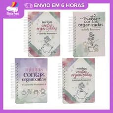 Planner Financeiro Capa Exclusiva | Controle Gastos e Finanças Pessoais | Minhas Contas Organizadas