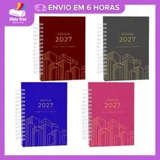 Agenda Comercial 2027 Executiva Diária Profissional Capa Dura Planejamento Anual Com Horário