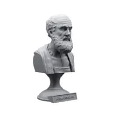 Escultura Busto Hipócrates Médico Grego Pai Da Medicina