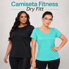 Blusa Feminina Telinha Dry Fitt Fitness Camiseta Feminina Roupa Fitness Blusa Academia Dry Fit