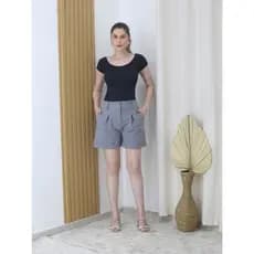 Short Feminino Tecido Poliéster - Maxma 6627