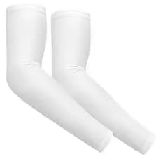 Manguito de Proteção Solar - Segunda Pele Tecido-Ice Proteção Raios UV Fator50+ Branco