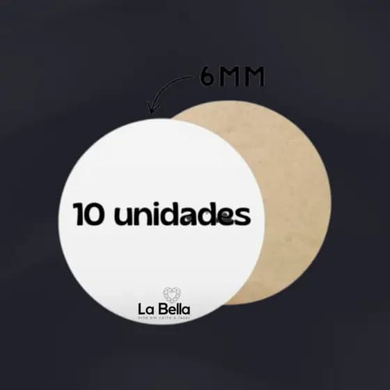 cake board kit com 10 unidades branco mdf 6mm 15CM  tabuleiros confeitaria base para bolo frios cakeboard