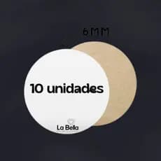 cake board kit com 10 unidades branco mdf 6mm 15CM  tabuleiros confeitaria base para bolo frios cakeboard