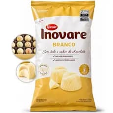 Cobertura Inovare Sabor Chocolate Branco em Gotas 2,05kg Harald Confeitaria