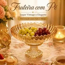 travessa de porcelana Fruteira Saladeira Organizador Multiuso De Frutas Tipo Aparência de Vidro Transparente Resistente