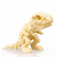 Esqueleto de dinossauro REX articulado T-REX em miniatura impresso em 3d colecionavel