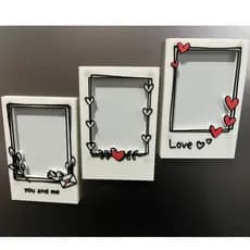 Porta retratos para fotos de câmera polaroide com imã de geladeira moldura para Fotos Instax Mini